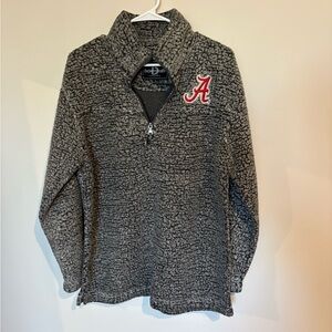 Boxercraft Alabama Crimson Tide Quarter Zip Sherpa Pullover
